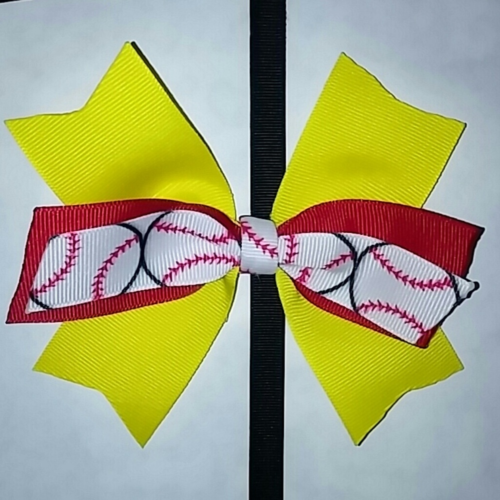 Handcrafted Baseball Bow! - Picture 4 of 4